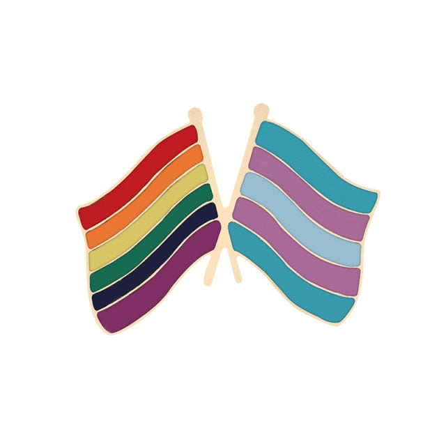 LGBTQ+ Flag Rainbow Pin