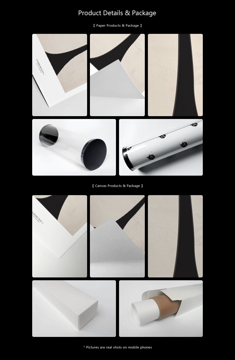 Minimalist style Abstract Wall Art Canvas/Paper