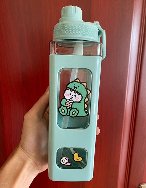 Kawaii Bear Pastel Water Bottle