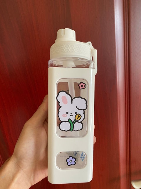 Kawaii Bear Pastel Water Bottle