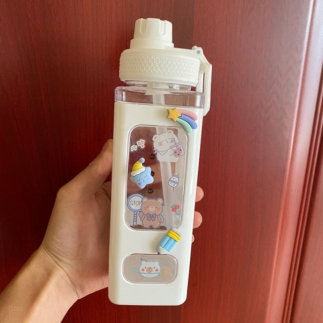 Kawaii Bear Pastel Water Bottle