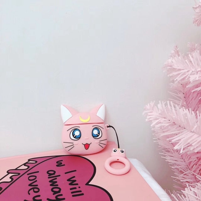 Kawaii Anime Cat Earphone Cases For Apple Airpods