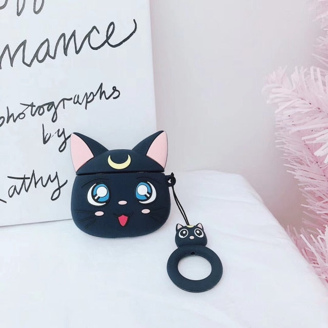 Kawaii Anime Cat Earphone Cases For Apple Airpods