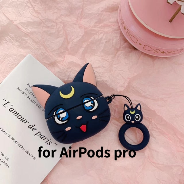 Kawaii Anime Cat Earphone Cases For Apple Airpods