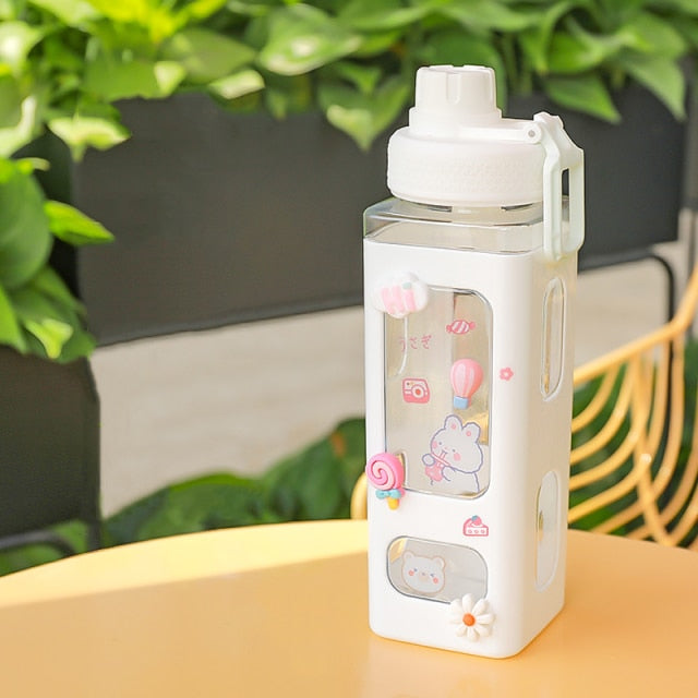 Kawaii Bear Pastel Water Bottle