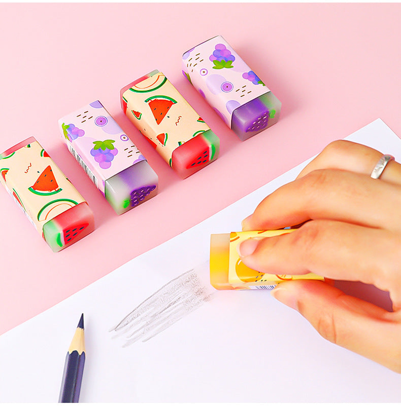 3 pcs/lot kawaii Fruit Eraser