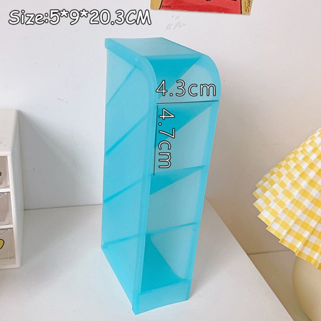 Kawaii Macaroon Color 4 Gird Desktop Organizer