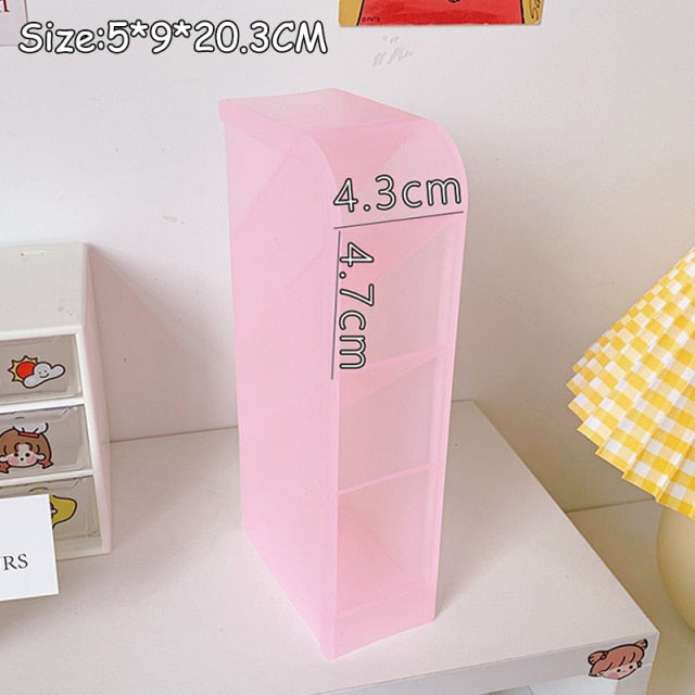 Kawaii Macaroon Color 4 Gird Desktop Organizer