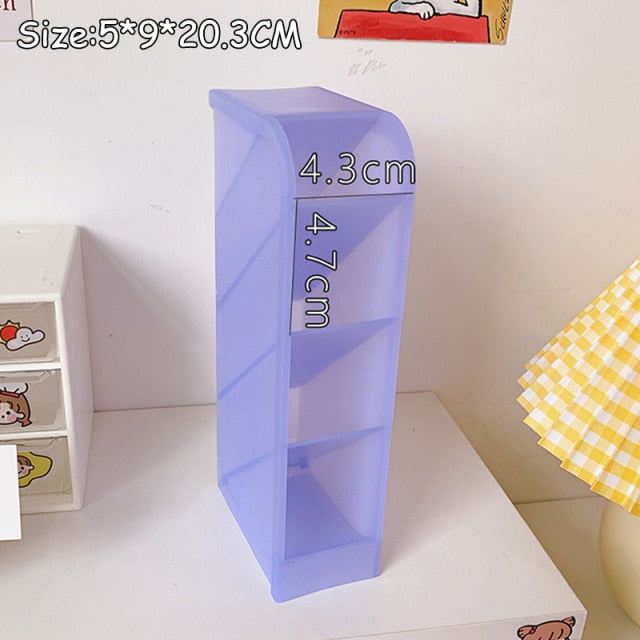 Kawaii Macaroon Color 4 Gird Desktop Organizer