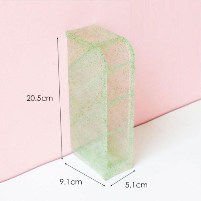 Kawaii Macaroon Color 4 Gird Desktop Organizer