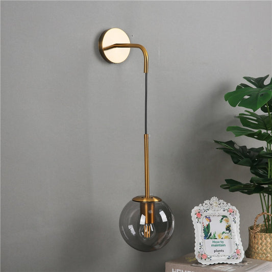 Nordic Modern Glass Ball Wall Lamp