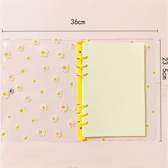 A5/A6 Loose Leaf Cute Daisy Notebook