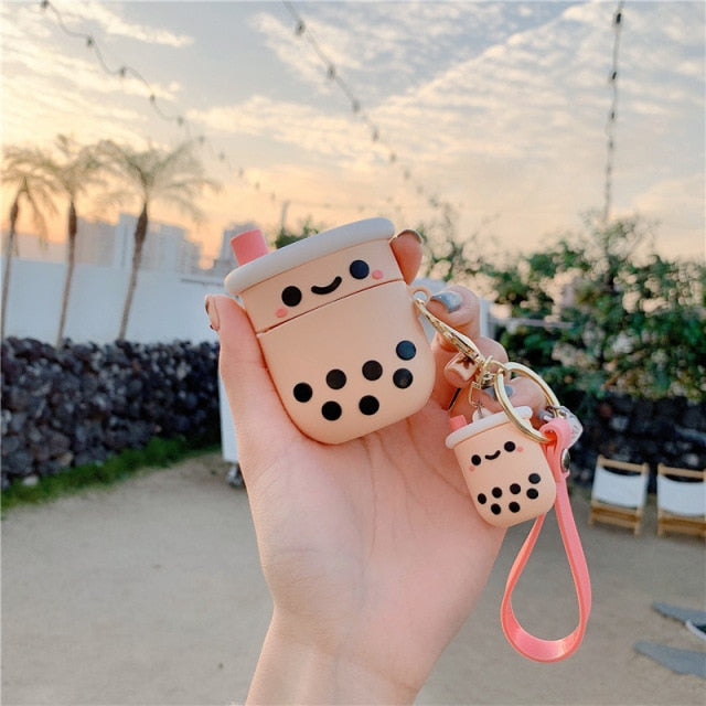 3D Cute Boba Tea Case for Airpods