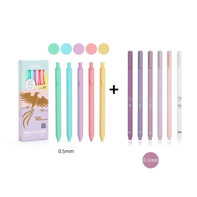 6pc Creative cute gel pen