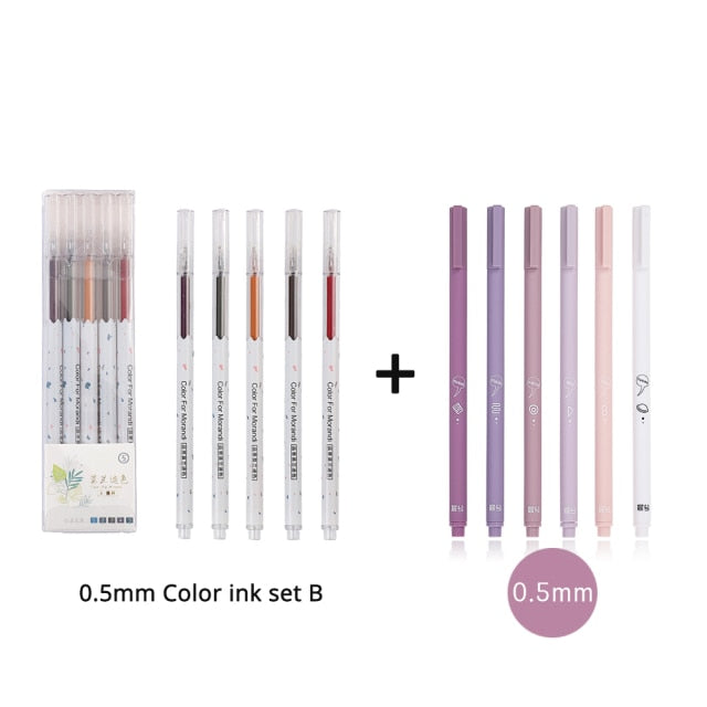 6pc Creative cute gel pen