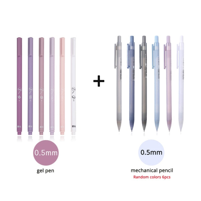 6pc Creative cute gel pen