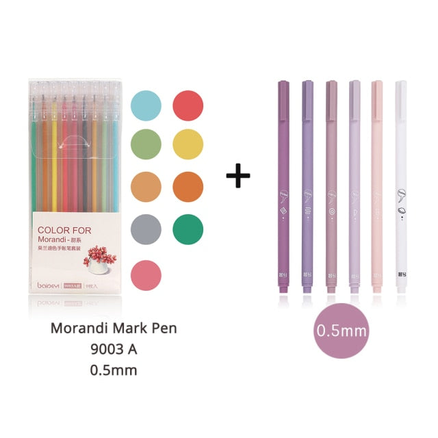 6pc Creative cute gel pen