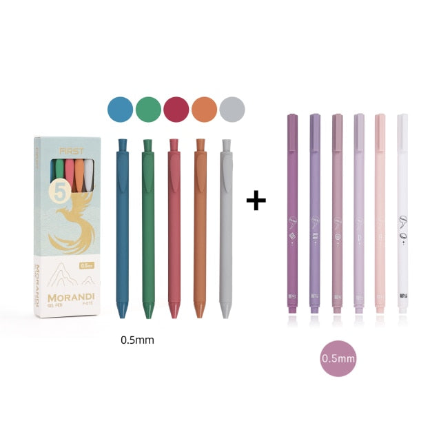 6pc Creative cute gel pen