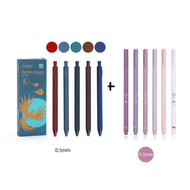 6pc Creative cute gel pen