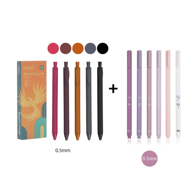 6pc Creative cute gel pen