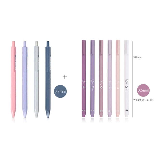 6pc Creative cute gel pen